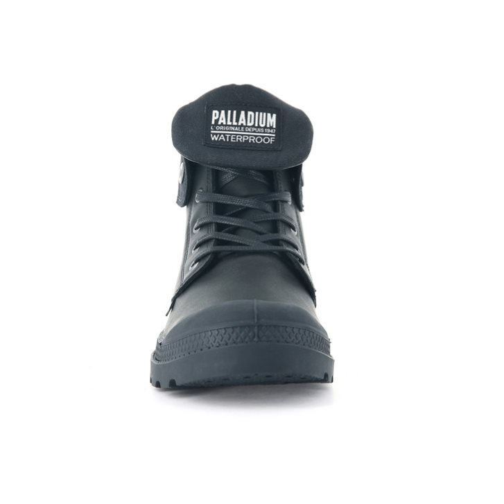 Palladium Baggy Leather ESS WP Stiefel Herren Schwarz | CH-1UEK6