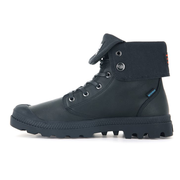 Palladium Baggy Leather ESS WP Stiefel Herren Schwarz | CH-1UEK6