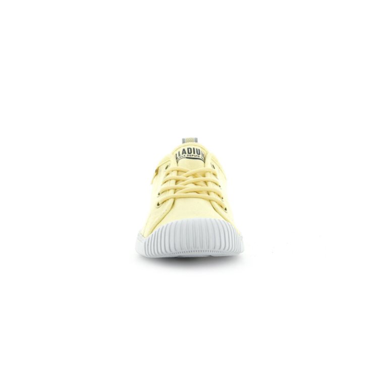 Palladium Easy Spitze Canvas Low Tops Sneaker Damen Gelb | CH-0SFC1