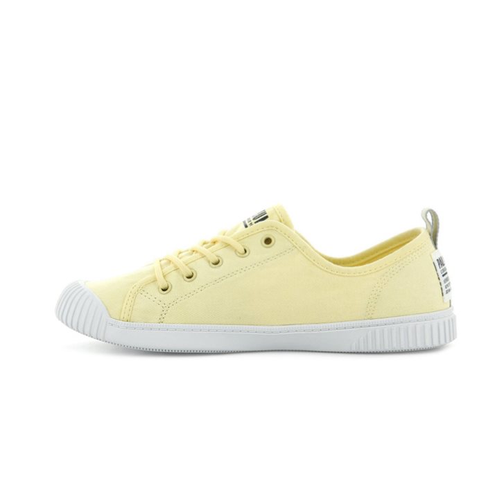 Palladium Easy Spitze Canvas Low Tops Sneaker Damen Gelb | CH-0SFC1