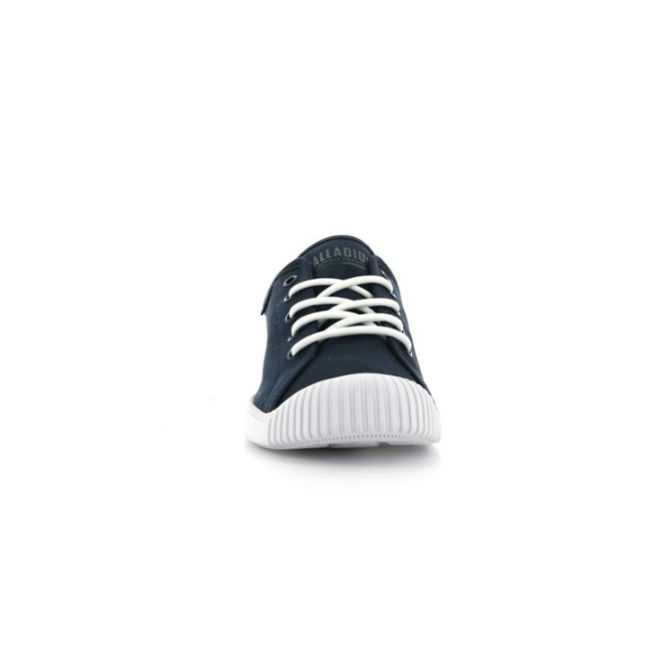 Palladium Easy Spitze Canvas Low Tops Sneaker Damen Navy | CH-2QZC7