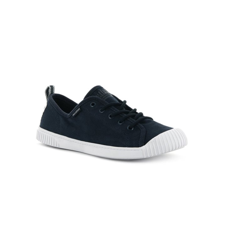 Palladium Easy Spitze Canvas Low Tops Sneaker Damen Schwarz | CH-9LTC2