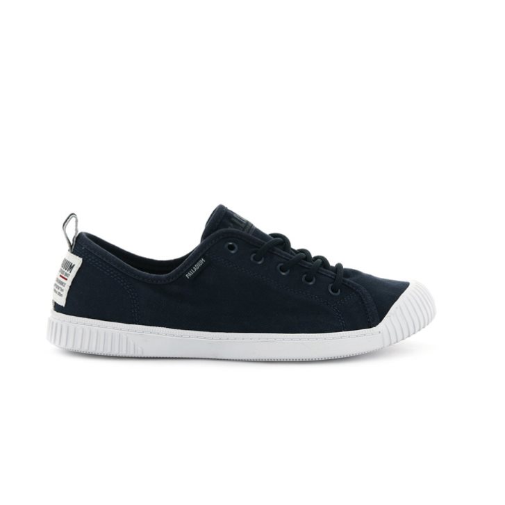 Palladium Easy Spitze Canvas Low Tops Sneaker Damen Schwarz | CH-9LTC2