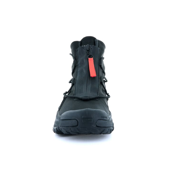 Palladium Off-grid Hi Zip Wasserdichte + Sneaker Damen Schwarz | CH-3ZEX4