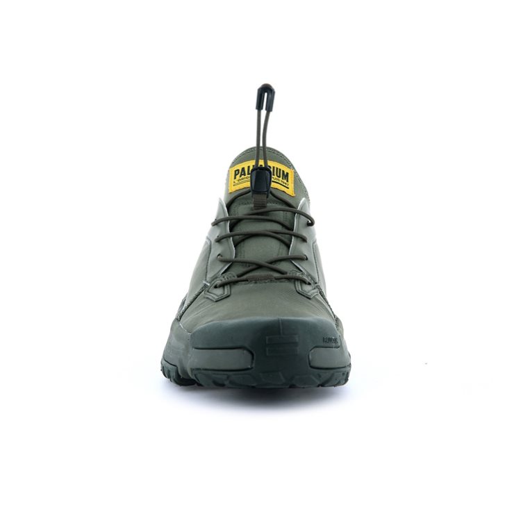 Palladium Off-grid LO NYL Sneaker Herren Olivgrün | CH-8JXY2
