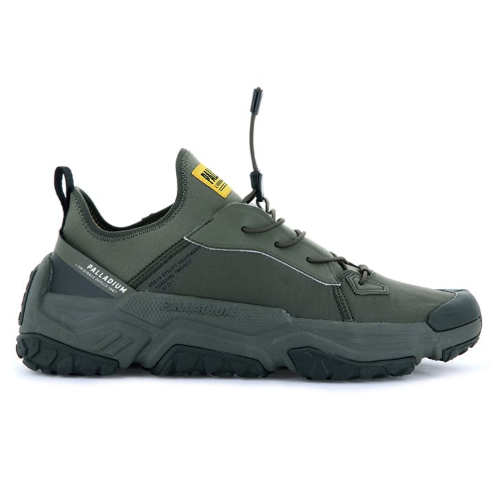Palladium Off-grid LO NYL Sneaker Herren Olivgrün | CH-8JXY2