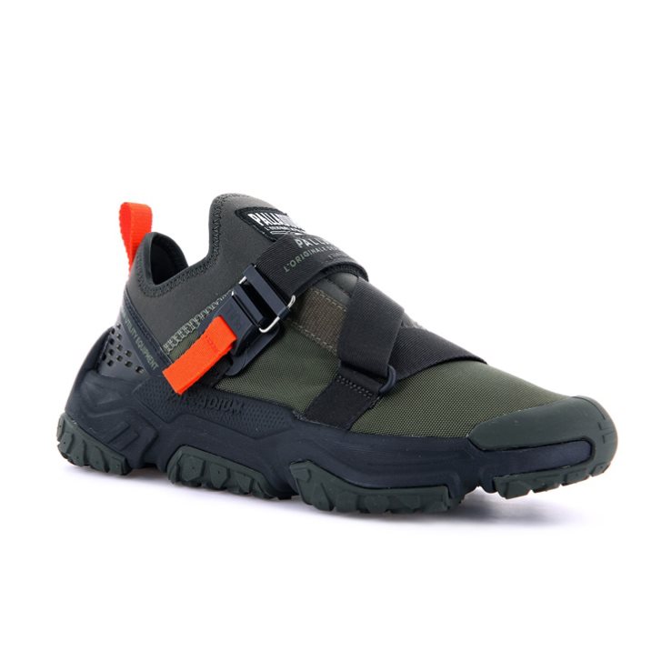 Palladium Off-grid LO Utility Sneaker Herren Olivgrün | CH-2IPZ0