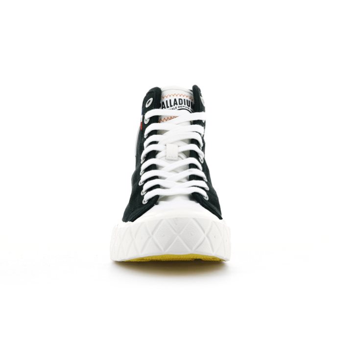 Palladium Palla Ace Canvas High Tops Sneaker Herren Schwarz | CH-9OTE5