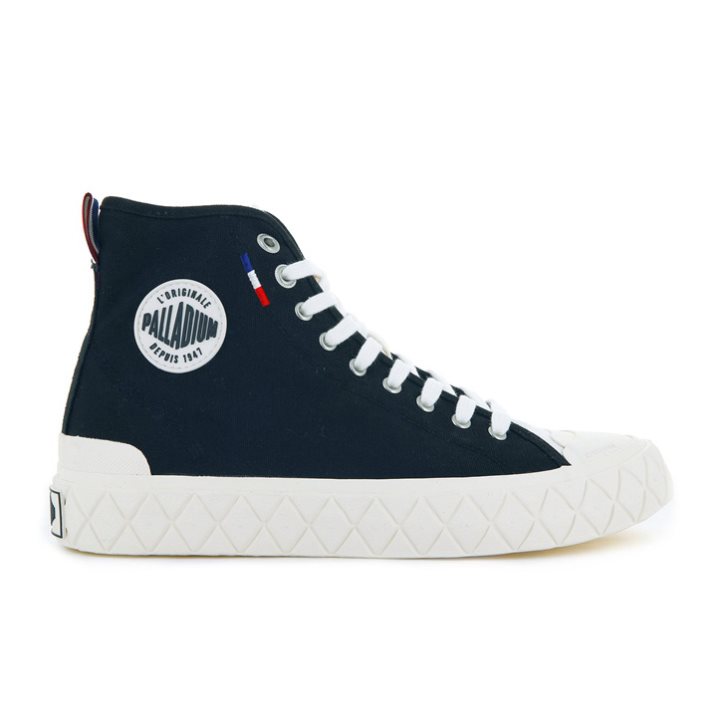 Palladium Palla Ace Canvas High Tops Sneaker Herren Schwarz | CH-9OTE5