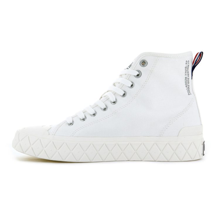 Palladium Palla Ace Canvas High Tops Sneaker Herren Weiß | CH-9PHI6