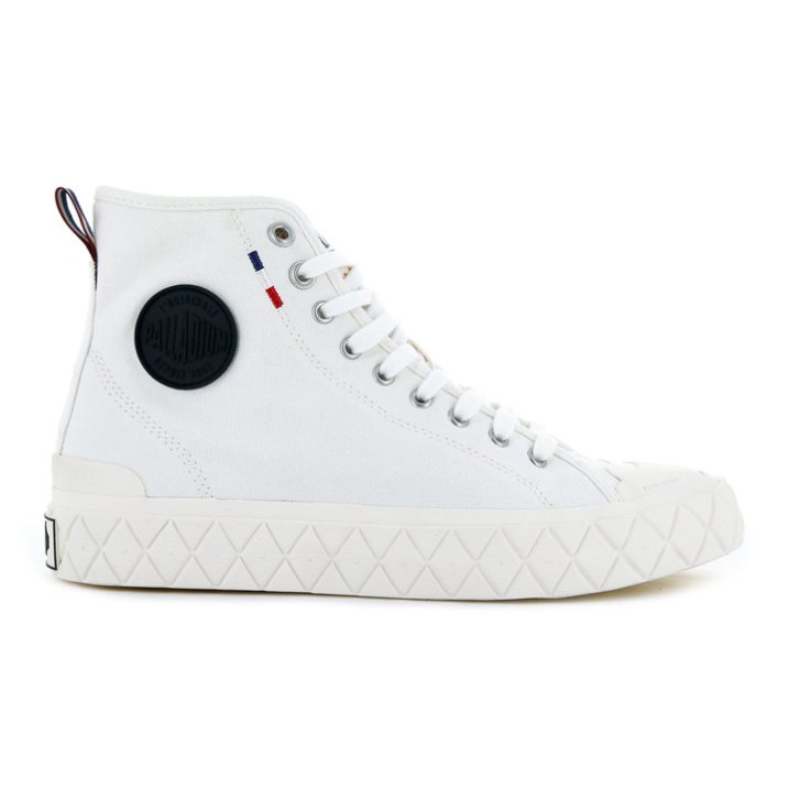 Palladium Palla Ace Canvas High Tops Sneaker Herren Weiß | CH-9PHI6