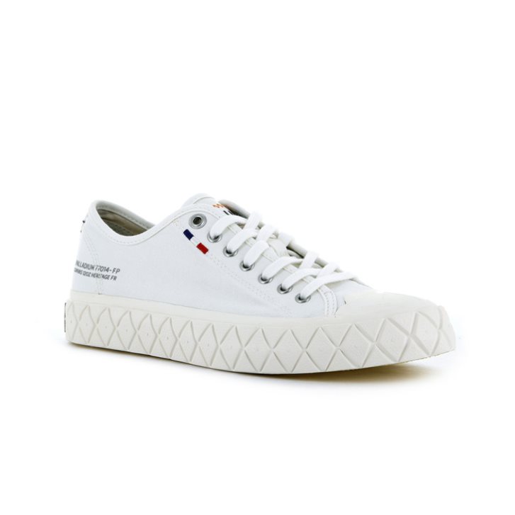 Palladium Palla Ace Canvas Low Tops Sneaker Herren Weiß | CH-0FER6