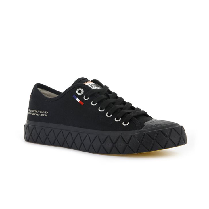 Palladium Palla Ace Canvas Low Tops Sneaker Herren Schwarz | CH-9OUF4