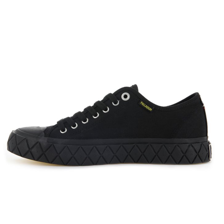 Palladium Palla Ace Canvas Low Tops Sneaker Herren Schwarz | CH-9OUF4
