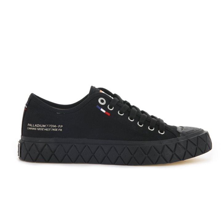 Palladium Palla Ace Canvas Low Tops Sneaker Herren Schwarz | CH-9OUF4