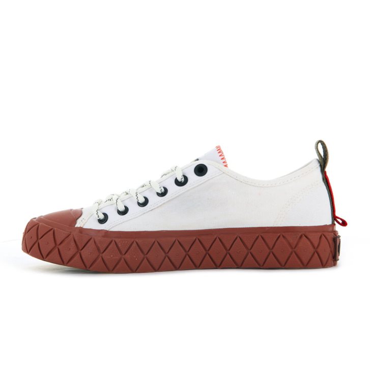 Palladium Palla Ace Supply LO Low Tops Sneaker Damen Weiß | CH-5BDT9