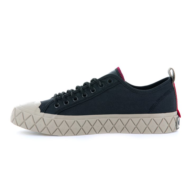 Palladium Palla Ace Supply LO Low Tops Sneaker Damen Schwarz | CH-7MXH8
