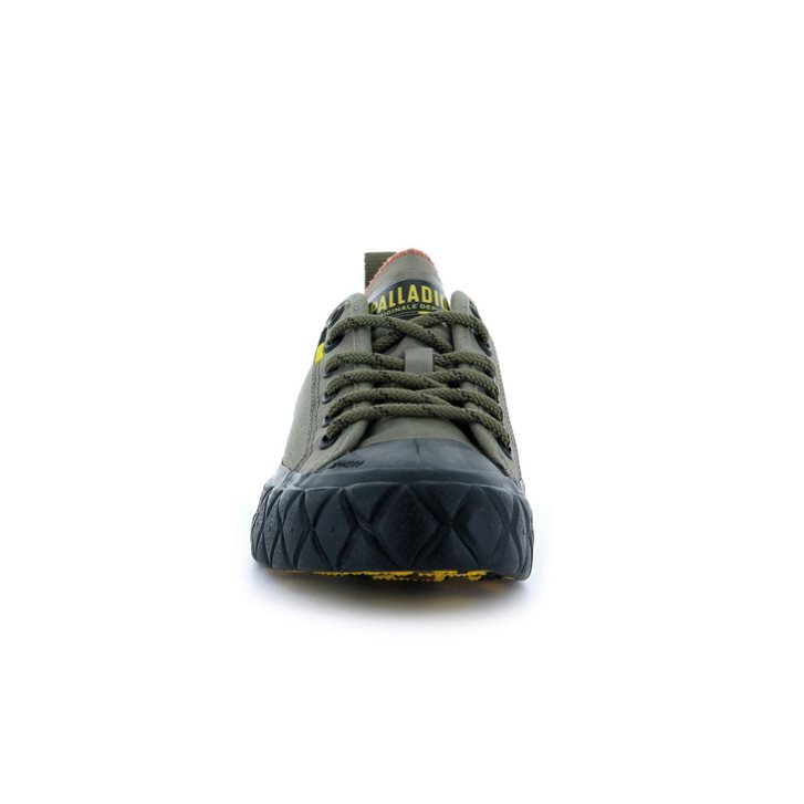 Palladium Palla Ace Supply LO Low Tops Sneaker Herren Olivgrün | CH-7UQV0