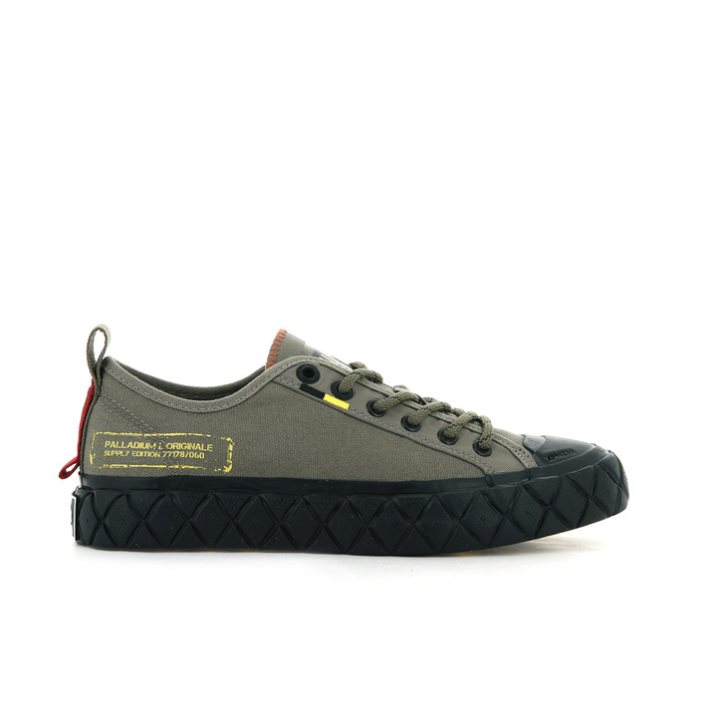Palladium Palla Ace Supply LO Low Tops Sneaker Herren Olivgrün | CH-7UQV0