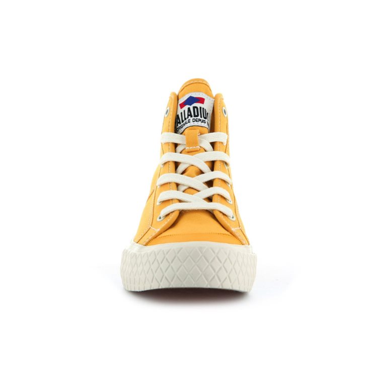 Palladium Palla Louvel High Tops Sneaker Damen Senfgelb | CH-3DOU8