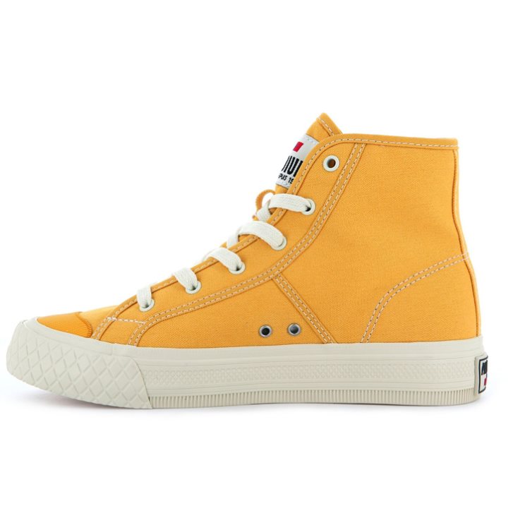 Palladium Palla Louvel High Tops Sneaker Damen Senfgelb | CH-3DOU8