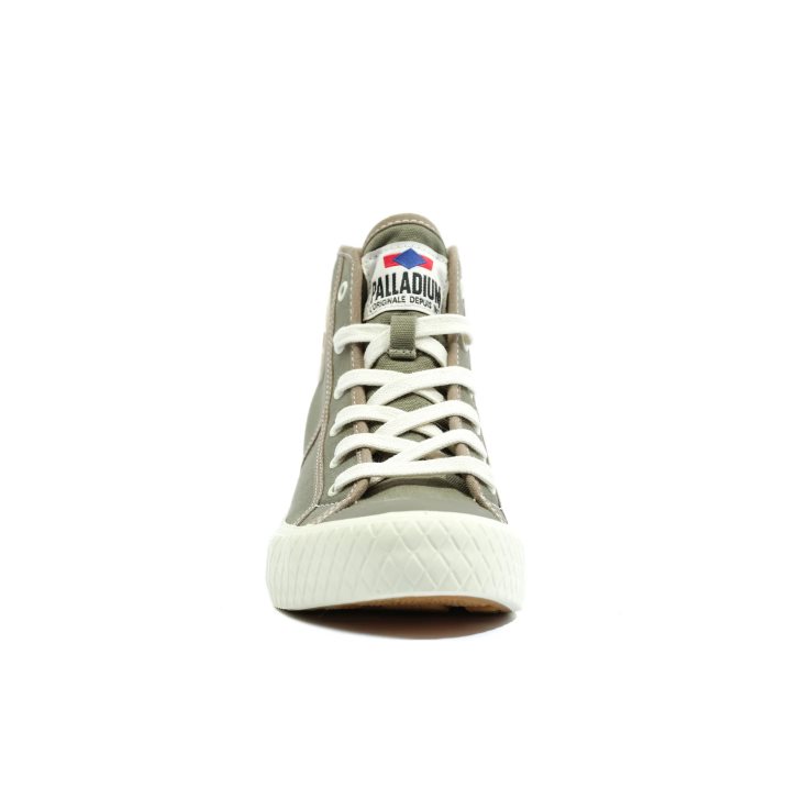 Palladium Palla Louvel High Tops Sneaker Damen Olivgrün | CH-4TNS6