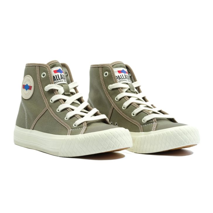 Palladium Palla Louvel High Tops Sneaker Damen Olivgrün | CH-4TNS6