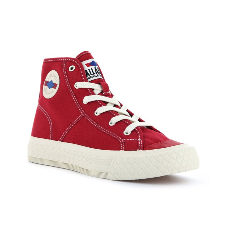 Palladium Palla Louvel High Tops Sneaker Herren Rot | CH-9LZH5
