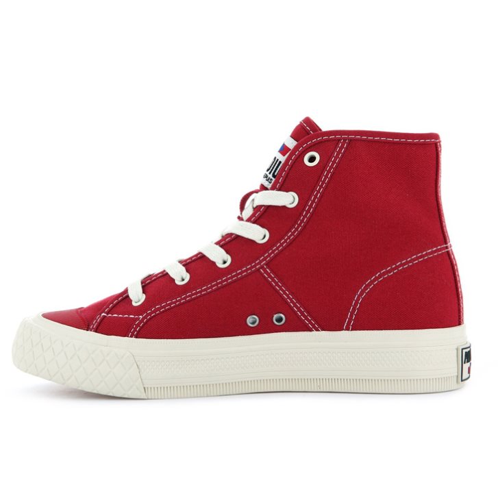 Palladium Palla Louvel High Tops Sneaker Herren Rot | CH-9LZH5