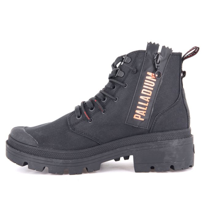 Palladium Pallabase Metro Stiefel Damen Schwarz | CH-7VLZ0