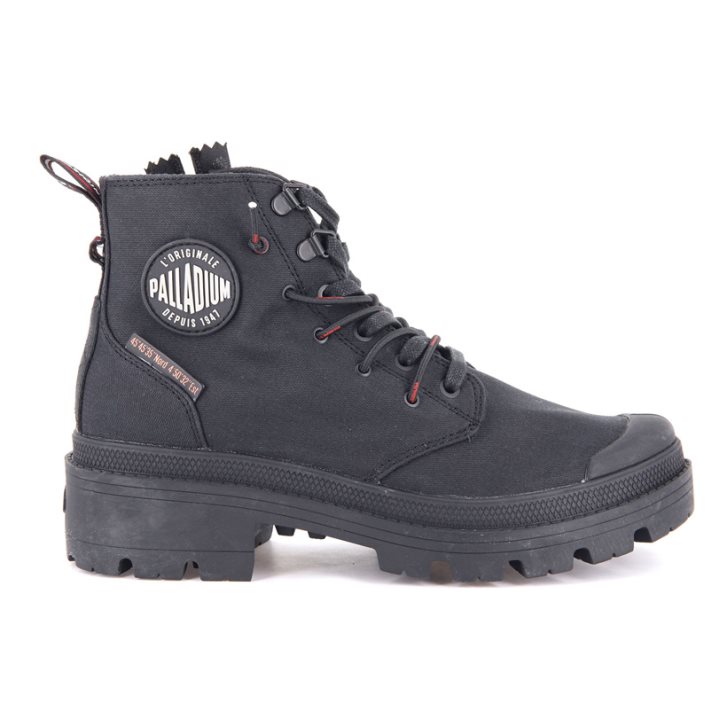 Palladium Pallabase Metro Stiefel Damen Schwarz | CH-7VLZ0