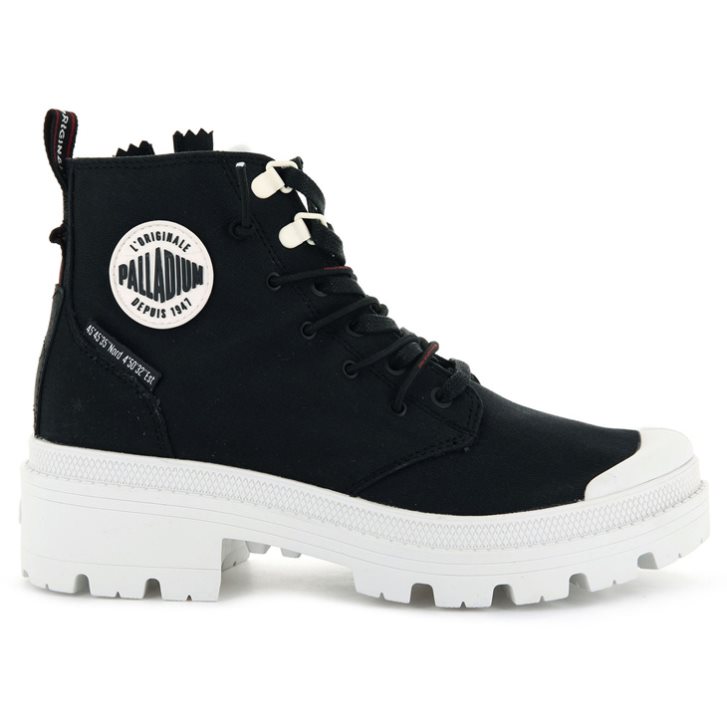 Palladium Pallabase Metro Stiefel Damen Schwarz | CH-7WAI5