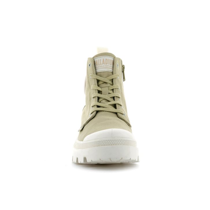 Palladium Pallabase Twill Stiefel Damen Olivgrün | CH-5QRV1