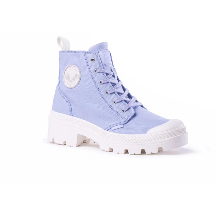 Palladium Pallabase Twill Stiefel Damen Lavendel | CH-7MOQ8