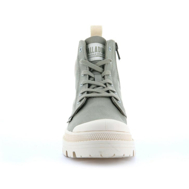 Palladium Pallabase Twill Stiefel Damen Grün | CH-8YCW1