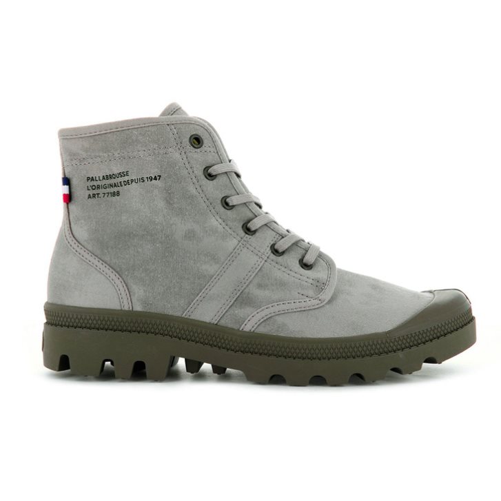 Palladium Pallabrousse Legion WAX Stiefel Herren Grau | CH-4SBV7