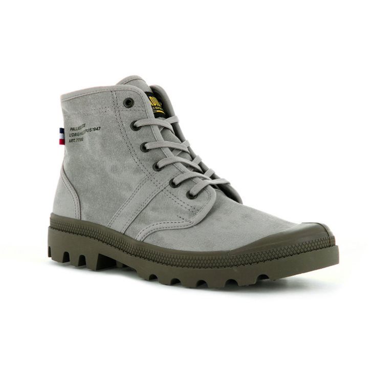 Palladium Pallabrousse Legion WAX Stiefel Damen Grau | CH-6CHW7
