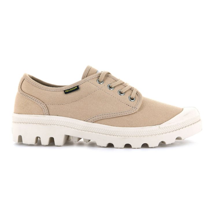 Palladium Pallabrousse Oxfords Schuhe Damen Khaki | CH-5VTZ8