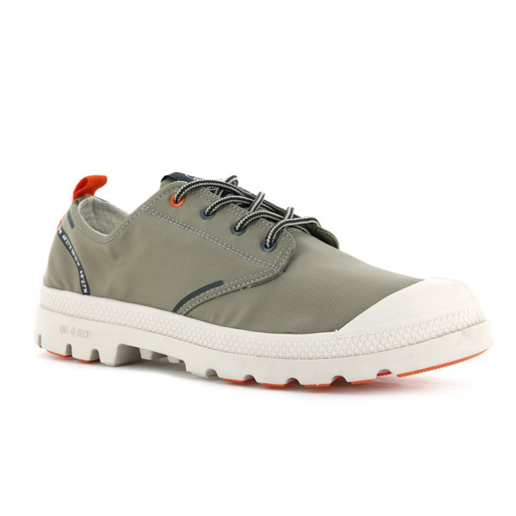 Palladium Pallafin RC LOW WP+ Oxfords Schuhe Herren Olivgrün | CH-1FLK3