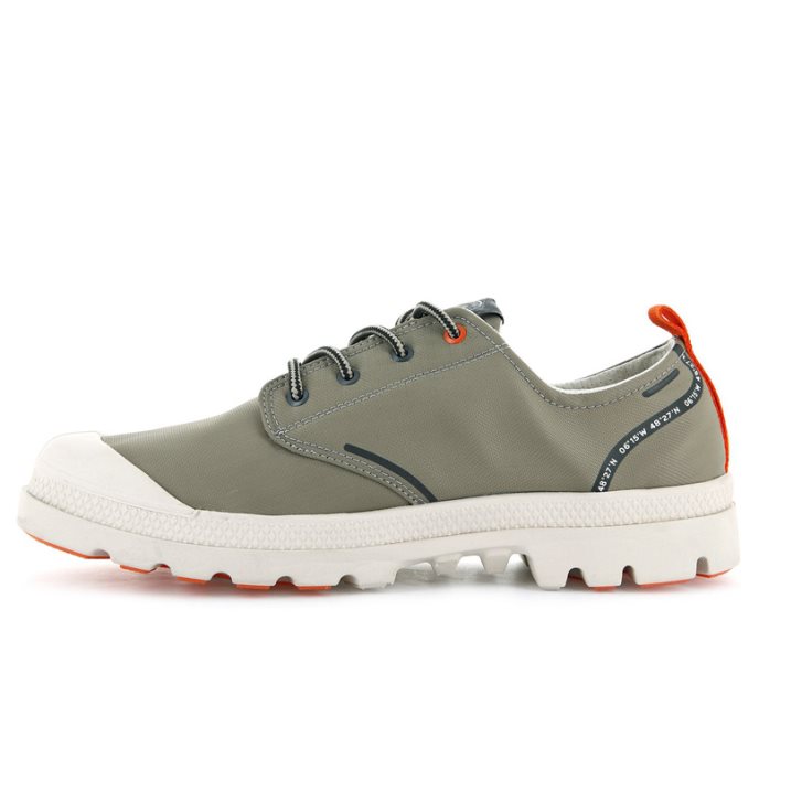 Palladium Pallafin RC LOW WP+ Oxfords Schuhe Herren Olivgrün | CH-1FLK3