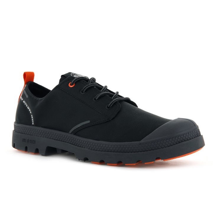 Palladium Pallafin RC LOW WP+ Oxfords Schuhe Herren Schwarz | CH-6LIV5