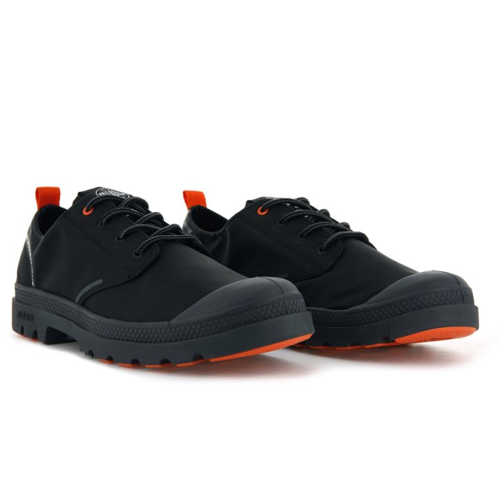 Palladium Pallafin RC LOW WP+ Oxfords Schuhe Herren Schwarz | CH-6LIV5