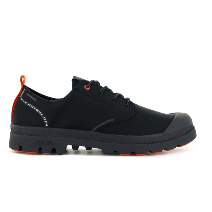 Palladium Pallafin RC LOW WP+ Oxfords Schuhe Herren Schwarz | CH-6LIV5