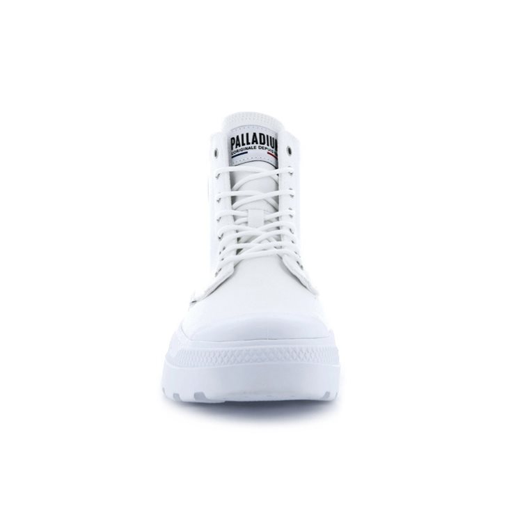 Palladium Pallakix Hi Canvas Stiefel Damen Weiß | CH-1BGJ2