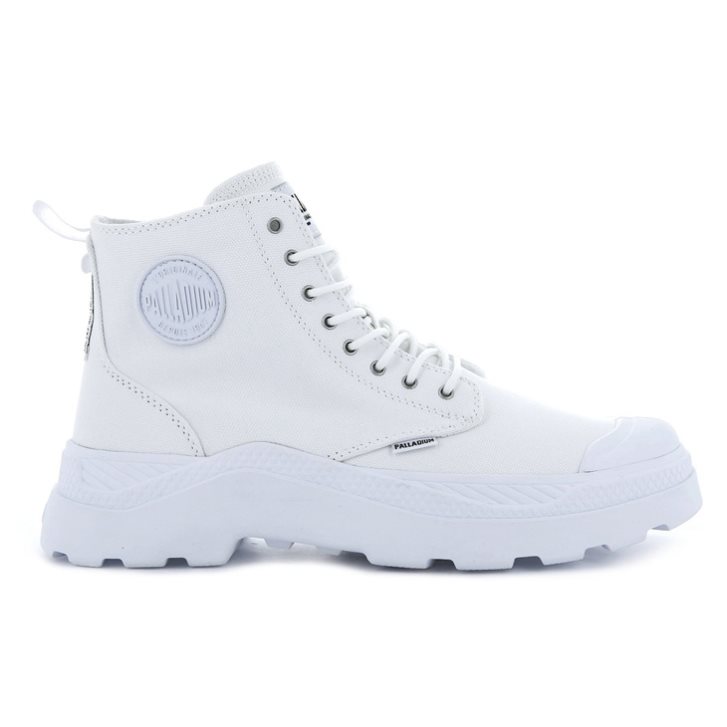 Palladium Pallakix Hi Canvas Stiefel Damen Weiß | CH-1BGJ2