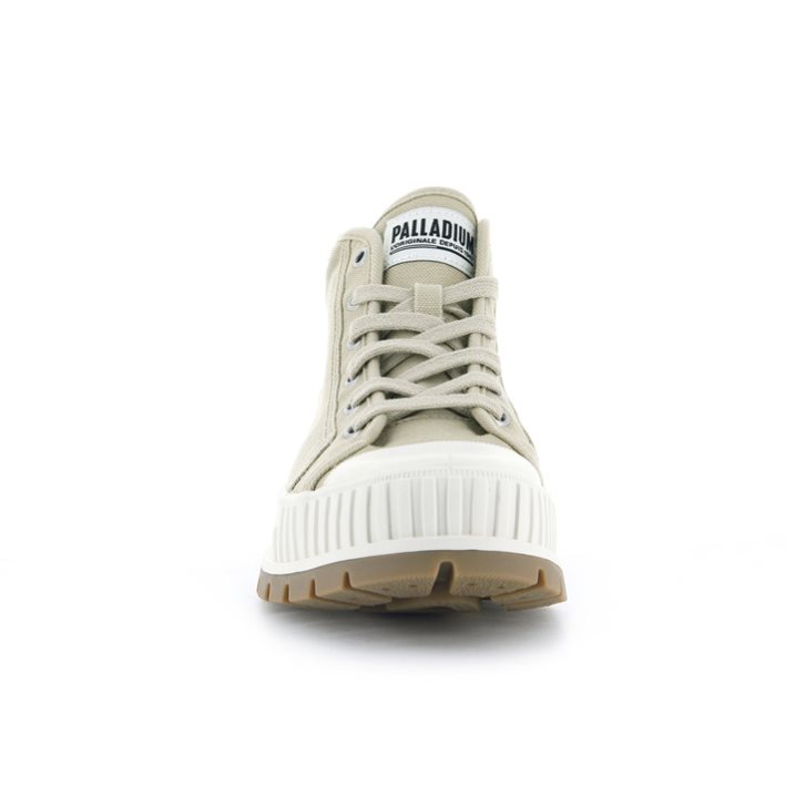 Palladium Pallashock Mid OG High Tops Sneaker Damen Hellgrün | CH-5AZE0
