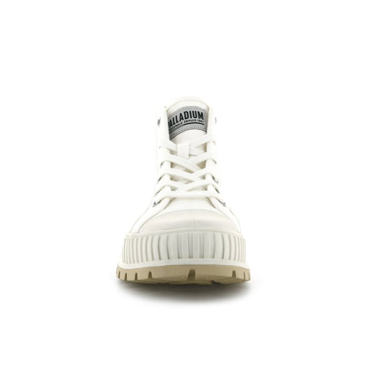Palladium Pallashock Mid OG High Tops Sneaker Damen Weiß | CH-6SJP0