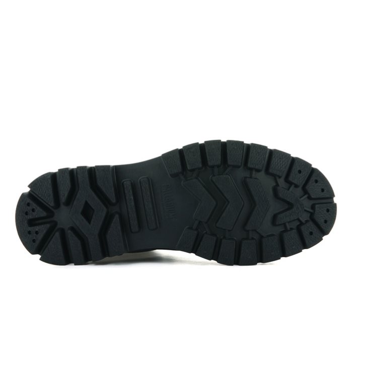 Palladium Pallashock Mid OG High Tops Sneaker Damen Schwarz | CH-8QWA4