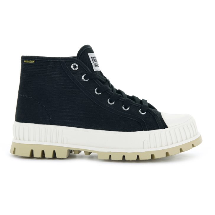 Palladium Pallashock Mid OG Stiefel Herren Schwarz | CH-4OUQ9