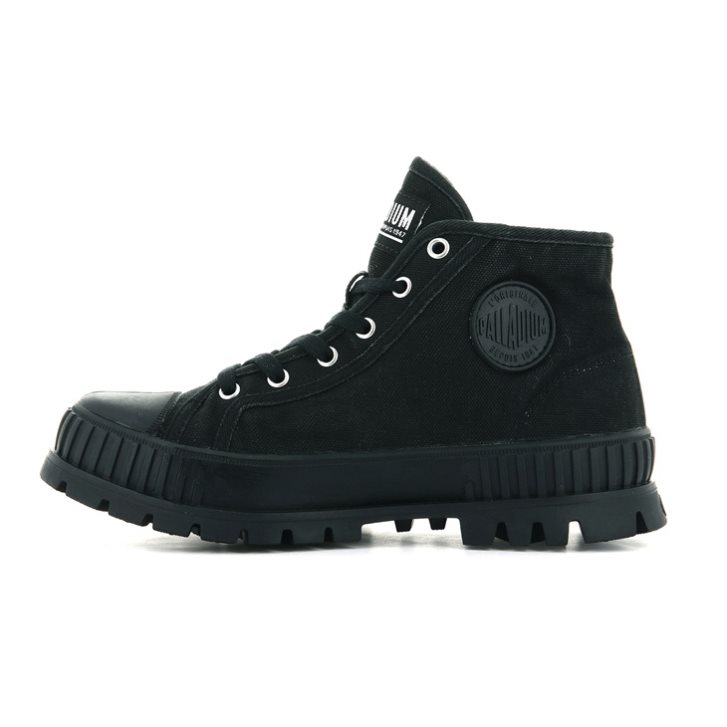 Palladium Pallashock Mid OG Stiefel Herren Schwarz | CH-8NKS3